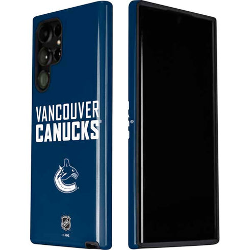 NHL Vancouver Canucks Solid Background Galaxy S22 Ultra Pro Case