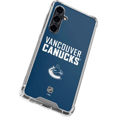 NHL Vancouver Canucks Solid Background Galaxy S23 FE Clear Case