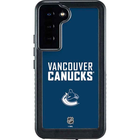 NHL Vancouver Canucks Solid Background Galaxy S23 Plus Waterproof Case