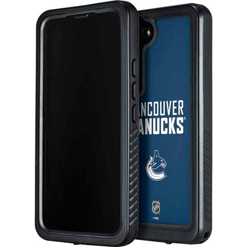 NHL Vancouver Canucks Solid Background Galaxy S23 Waterproof Case