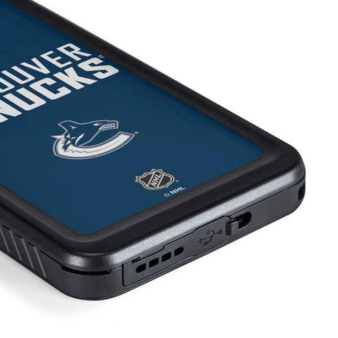 NHL Vancouver Canucks Solid Background Galaxy S23 Waterproof Case