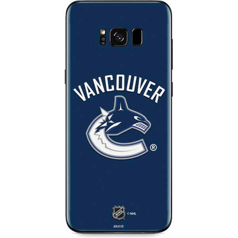 NHL Vancouver Canucks Solid Background Galaxy S8 Skin