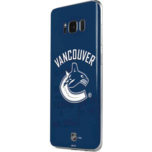 NHL Vancouver Canucks Solid Background Galaxy S8 Skin