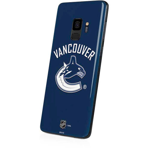 NHL Vancouver Canucks Solid Background Galaxy S9 Skin