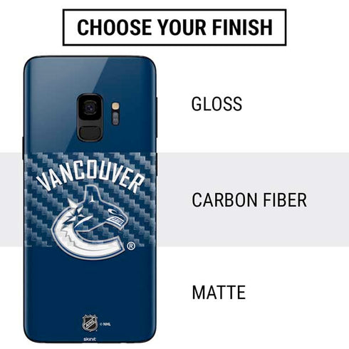 NHL Vancouver Canucks Solid Background Galaxy S9 Skin