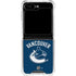 NHL Vancouver Canucks Solid Background Galaxy Z Flip5 5G Clear Case
