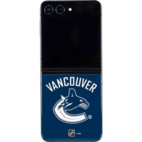 NHL Vancouver Canucks Solid Background Galaxy Z Flip5 5G Skin