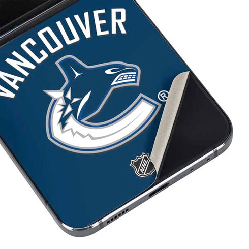 NHL Vancouver Canucks Solid Background Galaxy Z Flip5 5G Skin
