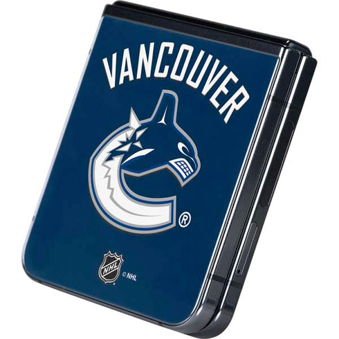 NHL Vancouver Canucks Solid Background Galaxy Z Flip5 5G Skin