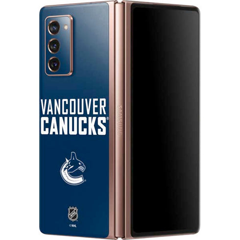 NHL Vancouver Canucks Solid Background Galaxy Z Fold2 5G Skin