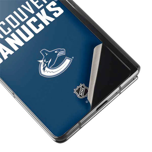 NHL Vancouver Canucks Solid Background Galaxy Z Fold2 5G Skin