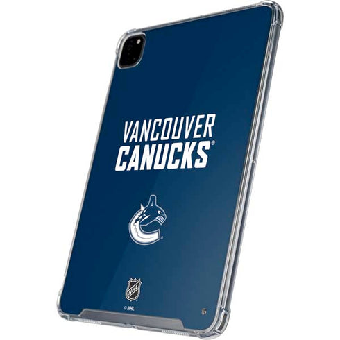 NHL Vancouver Canucks Solid Background iPad Pro 12.9in (2020) Clear Case
