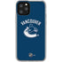 NHL Vancouver Canucks Solid Background iPhone 11 Pro Clear Case