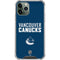 NHL Vancouver Canucks Solid Background iPhone 11 Pro Max Clear Case