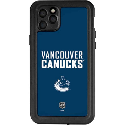 NHL Vancouver Canucks Solid Background iPhone 11 Pro Max Waterproof Case