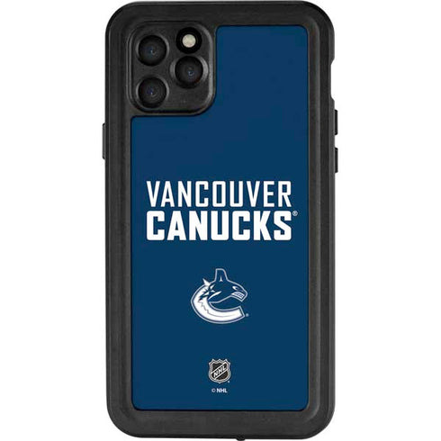 NHL Vancouver Canucks Solid Background iPhone 11 Pro Waterproof Case