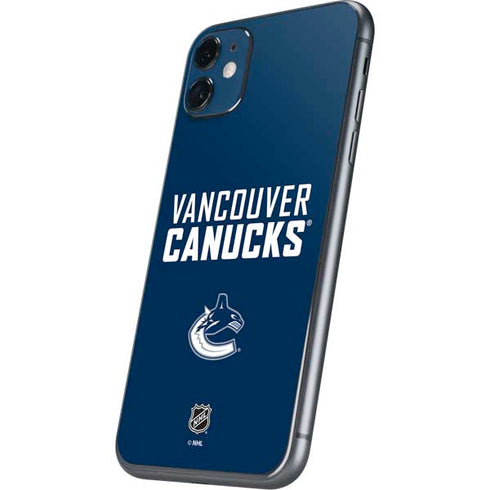NHL Vancouver Canucks Solid Background iPhone 11 Skin