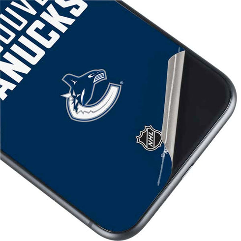 NHL Vancouver Canucks Solid Background iPhone 11 Skin