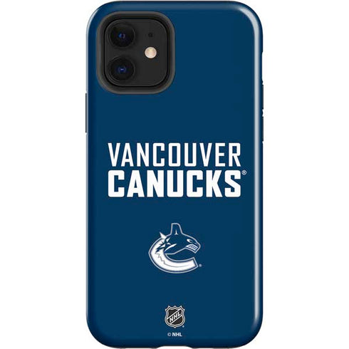 NHL Vancouver Canucks Solid Background iPhone 12 Impact Case