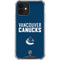 NHL Vancouver Canucks Solid Background iPhone 12 Mini Clear Case
