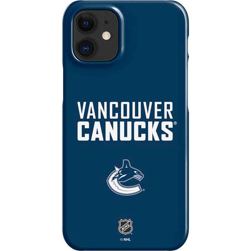 NHL Vancouver Canucks Solid Background iPhone 12 Mini Lite Case