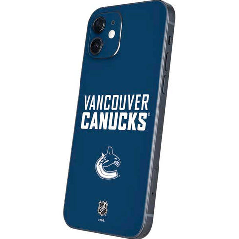 NHL Vancouver Canucks Solid Background iPhone 12 Mini Skin