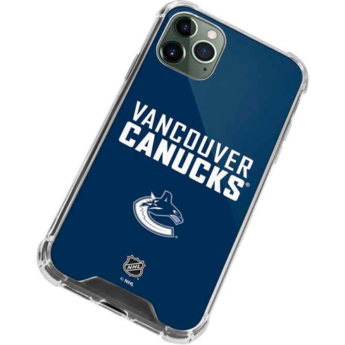 NHL Vancouver Canucks Solid Background iPhone 12 Pro Clear Case