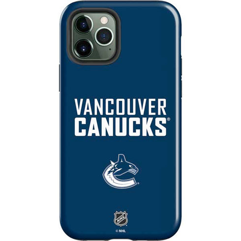 NHL Vancouver Canucks Solid Background iPhone 12 Pro Impact Case