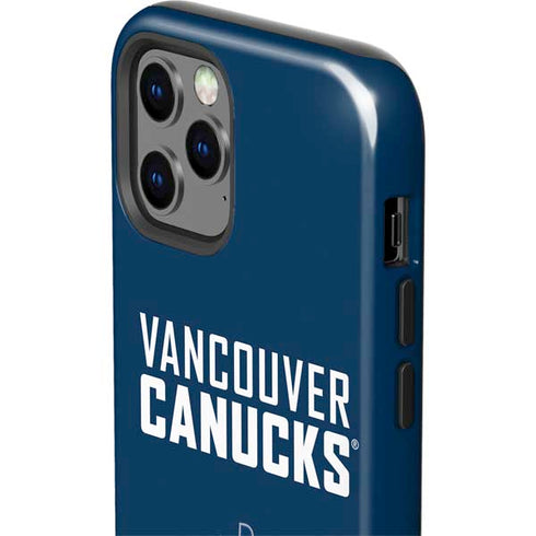 NHL Vancouver Canucks Solid Background iPhone 12 Pro Impact Case