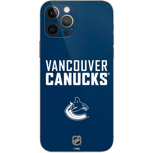 NHL Vancouver Canucks Solid Background iPhone 12 Pro Skin
