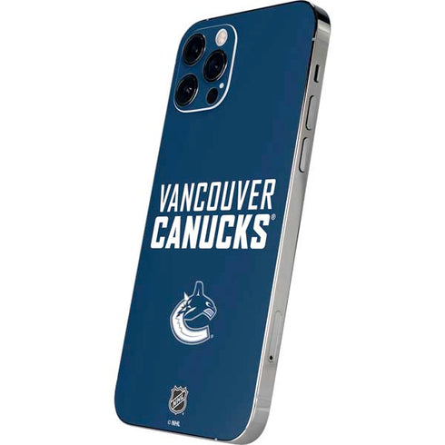 NHL Vancouver Canucks Solid Background iPhone 12 Pro Skin