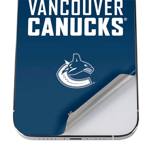 NHL Vancouver Canucks Solid Background iPhone 12 Pro Skin