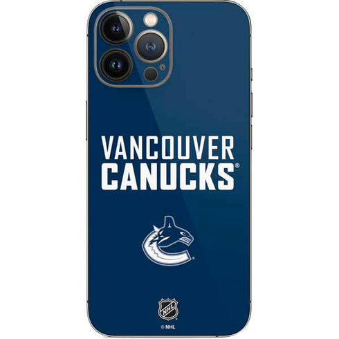 NHL Vancouver Canucks Solid Background iPhone 13 Pro Max Skin