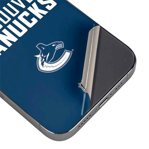 NHL Vancouver Canucks Solid Background iPhone 13 Pro Skin