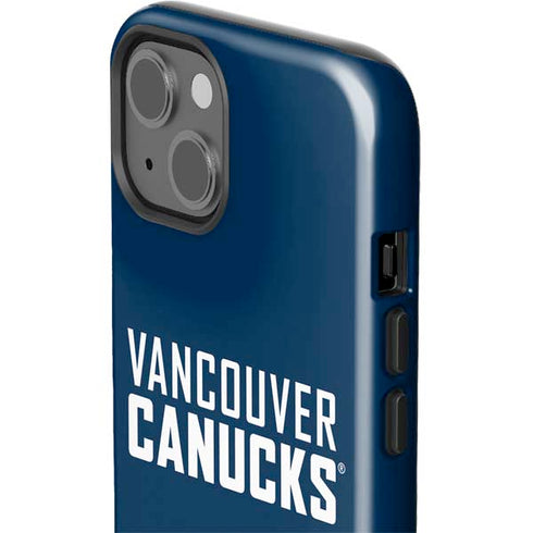 NHL Vancouver Canucks Solid Background iPhone 15 Impact Case