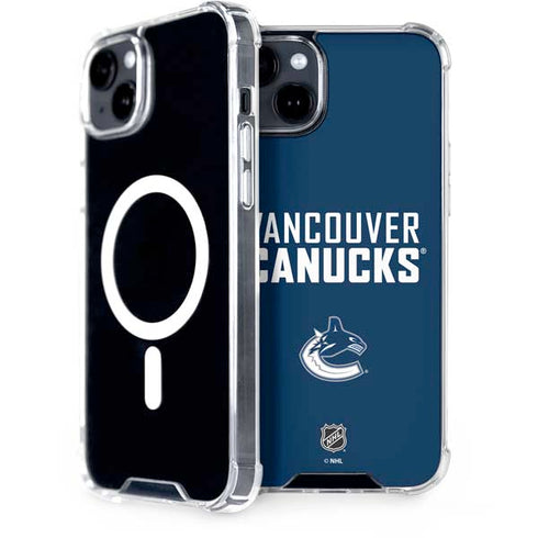 NHL Vancouver Canucks Solid Background iPhone 14 Plus MagSafe Case