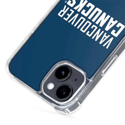 NHL Vancouver Canucks Solid Background iPhone 14 Plus MagSafe Case