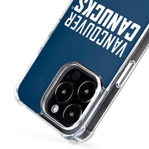 NHL Vancouver Canucks Solid Background iPhone 15 Pro MagSafe Case