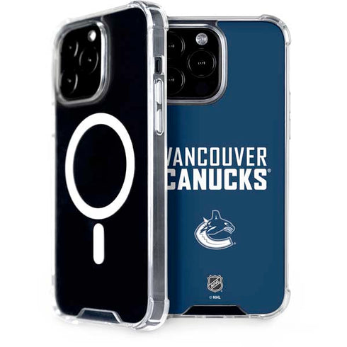 NHL Vancouver Canucks Solid Background iPhone 15 Pro Max MagSafe Case
