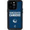 NHL Vancouver Canucks Solid Background iPhone 14 Pro Waterproof Case