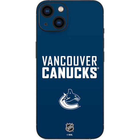 NHL Vancouver Canucks Solid Background iPhone 14 Skin