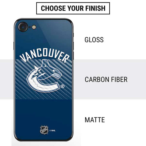 NHL Vancouver Canucks Solid Background iPhone SE (2nd & 3rd Gen) Skin