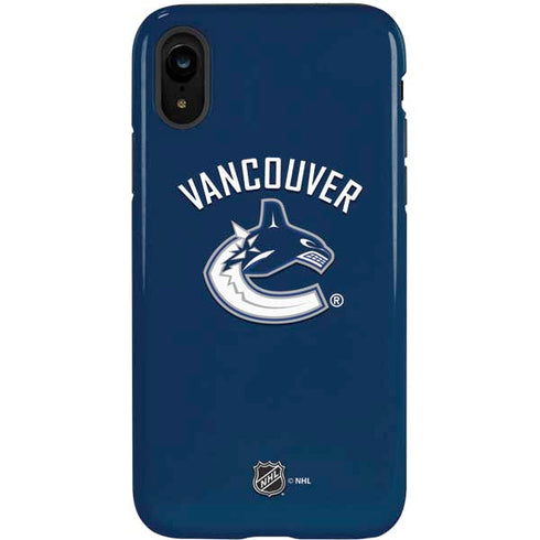 NHL Vancouver Canucks Solid Background iPhone XR Pro Case