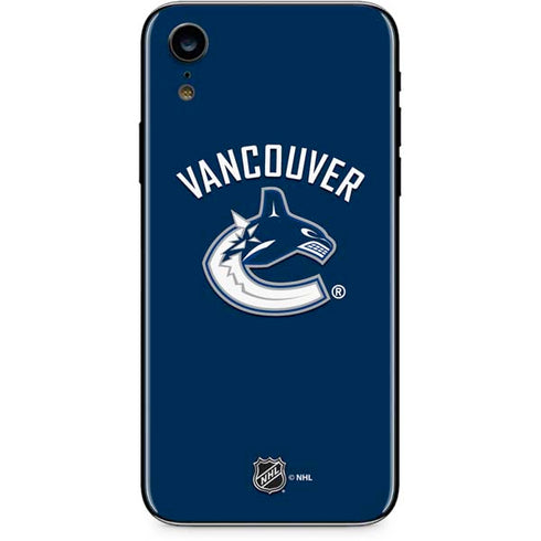 NHL Vancouver Canucks Solid Background iPhone XR Skin