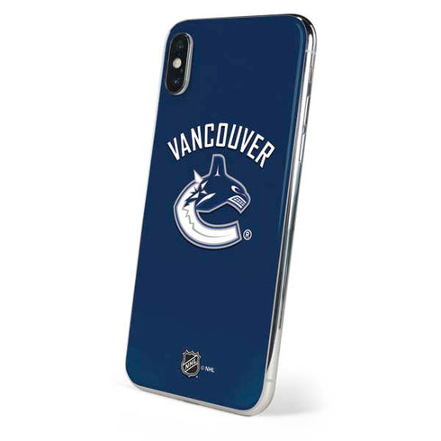 NHL Vancouver Canucks Solid Background iPhone XS Max Skin