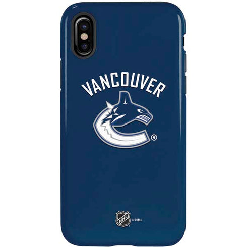NHL Vancouver Canucks Solid Background iPhone XS Pro Case