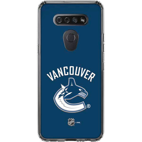 NHL Vancouver Canucks Solid Background LG K51/Q51 Clear Case