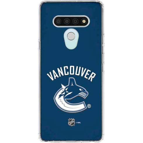 NHL Vancouver Canucks Solid Background LG Stylo 6 Clear Case
