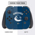 NHL Vancouver Canucks Solid Background Nintendo Switch Bundle Skin