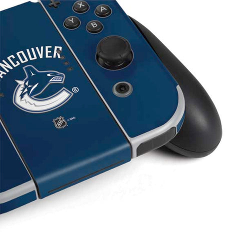 NHL Vancouver Canucks Solid Background Nintendo Switch OLED (2021) Skin